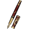 David Oscarson Tesla Fountain Pen - Translucent Red - Pen Boutique Ltd