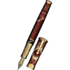 David Oscarson Tesla Fountain Pen - Translucent Red - Pen Boutique Ltd