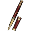 David Oscarson Tesla Fountain Pen - Translucent Red - Pen Boutique Ltd