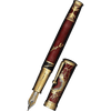 David Oscarson Tesla Fountain Pen - Translucent Red - Pen Boutique Ltd