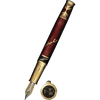David Oscarson Tesla Fountain Pen - Translucent Red - Pen Boutique Ltd