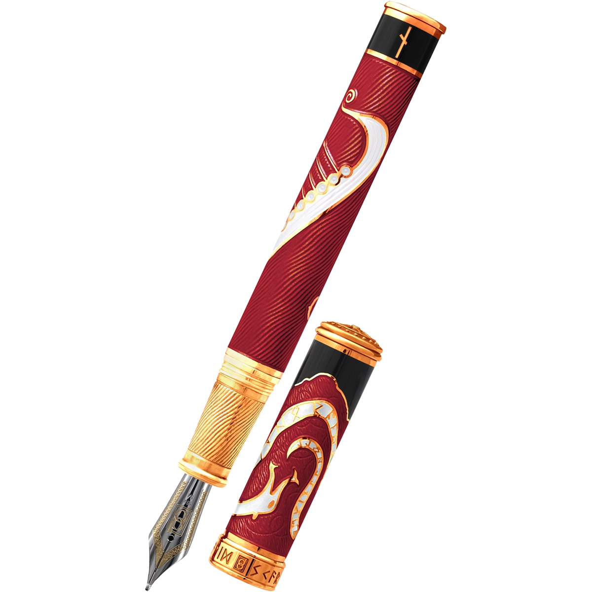 David Oscarson Valhalla Fountain Pen - Frey (Limited Edition)-Pen Boutique Ltd