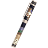 David Oscarson America The Beautiful Rollerball Pen - Onyx - Silver Trim (Limited Edition) - Pen Boutique Ltd