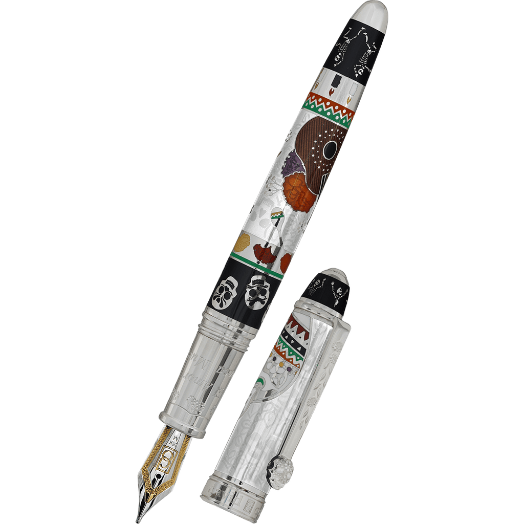 David Oscarson Dia De Los Muertos Fountain Pen - Limited Edition - Blanco (White)