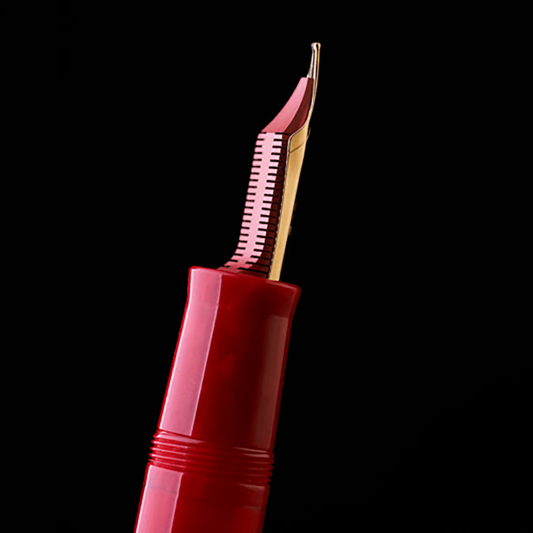 Delta DV Fountain Pen - Nobile (Red) - 18K Nib (Limited Edition) - Pen Boutique Ltd