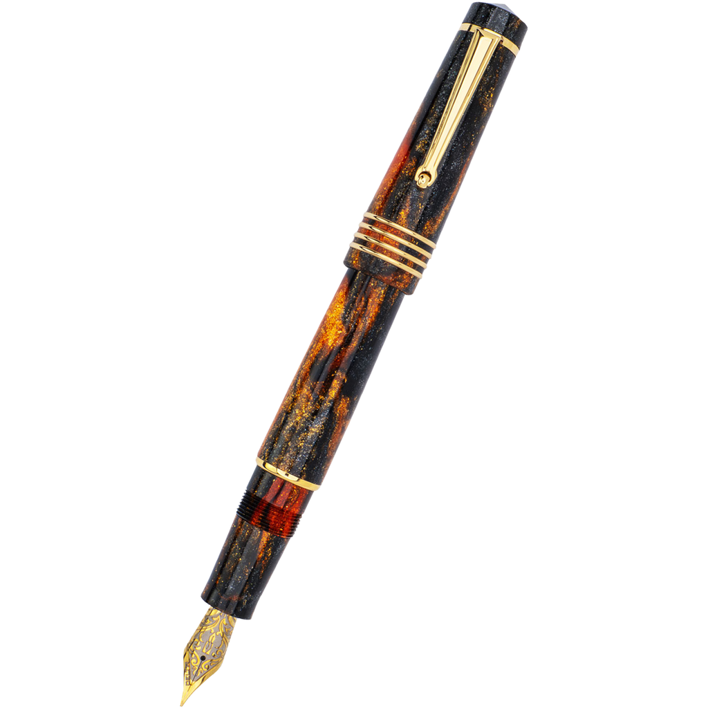 Delta DV Original Fountain Pen - Glow Up Oro - (Oversize)-Pen Boutique Ltd