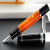 Delta Fountain Pen - DV Original - Palladium Trim - 14K (Oversize) - Pen Boutique Ltd