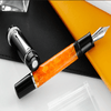 Delta Fountain Pen - DV Original - Palladium Trim - 14K (Oversize) - Pen Boutique Ltd