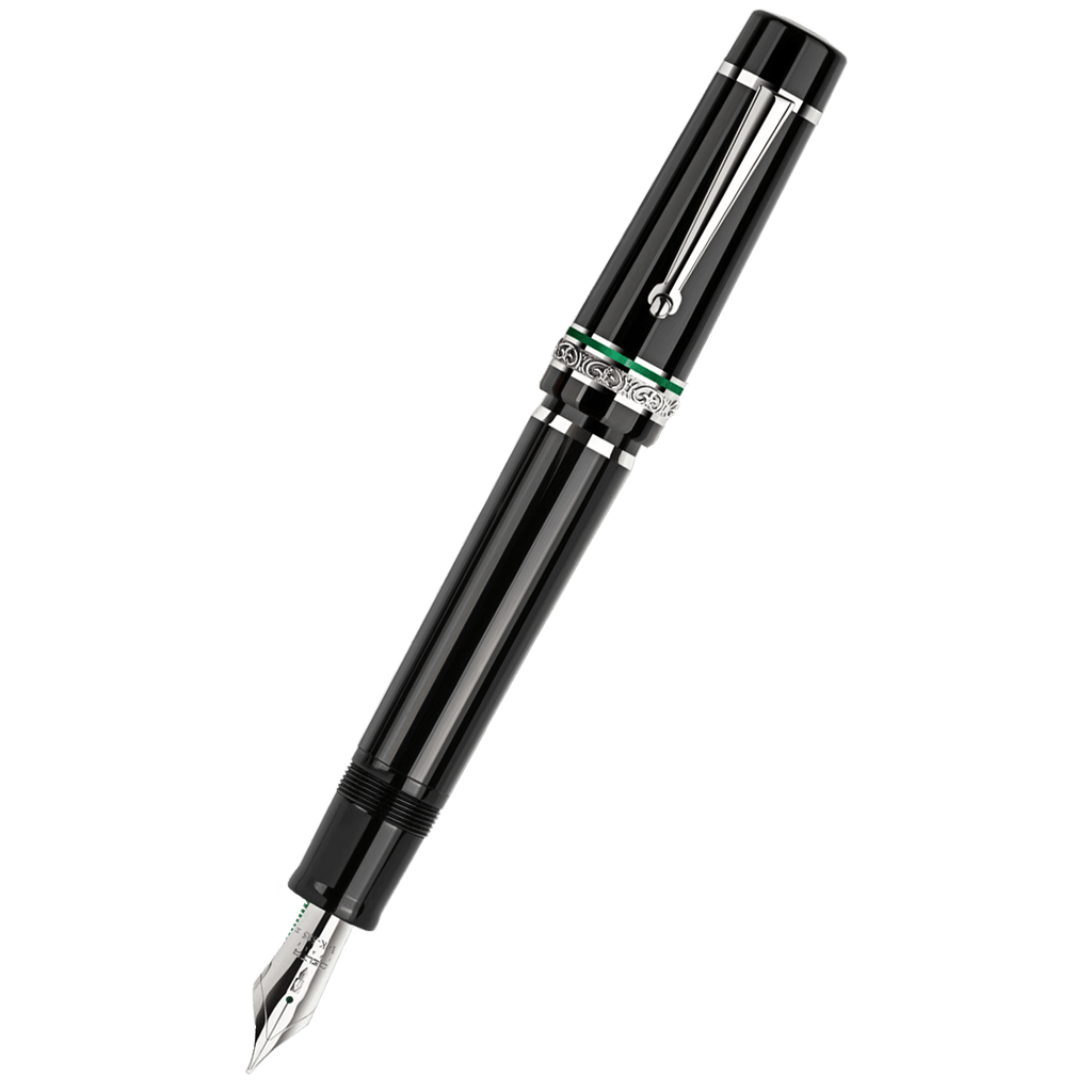 Delta Fountain Pen - Magnifica DV - Green - 14K (Oversize) - Pen Boutique Ltd