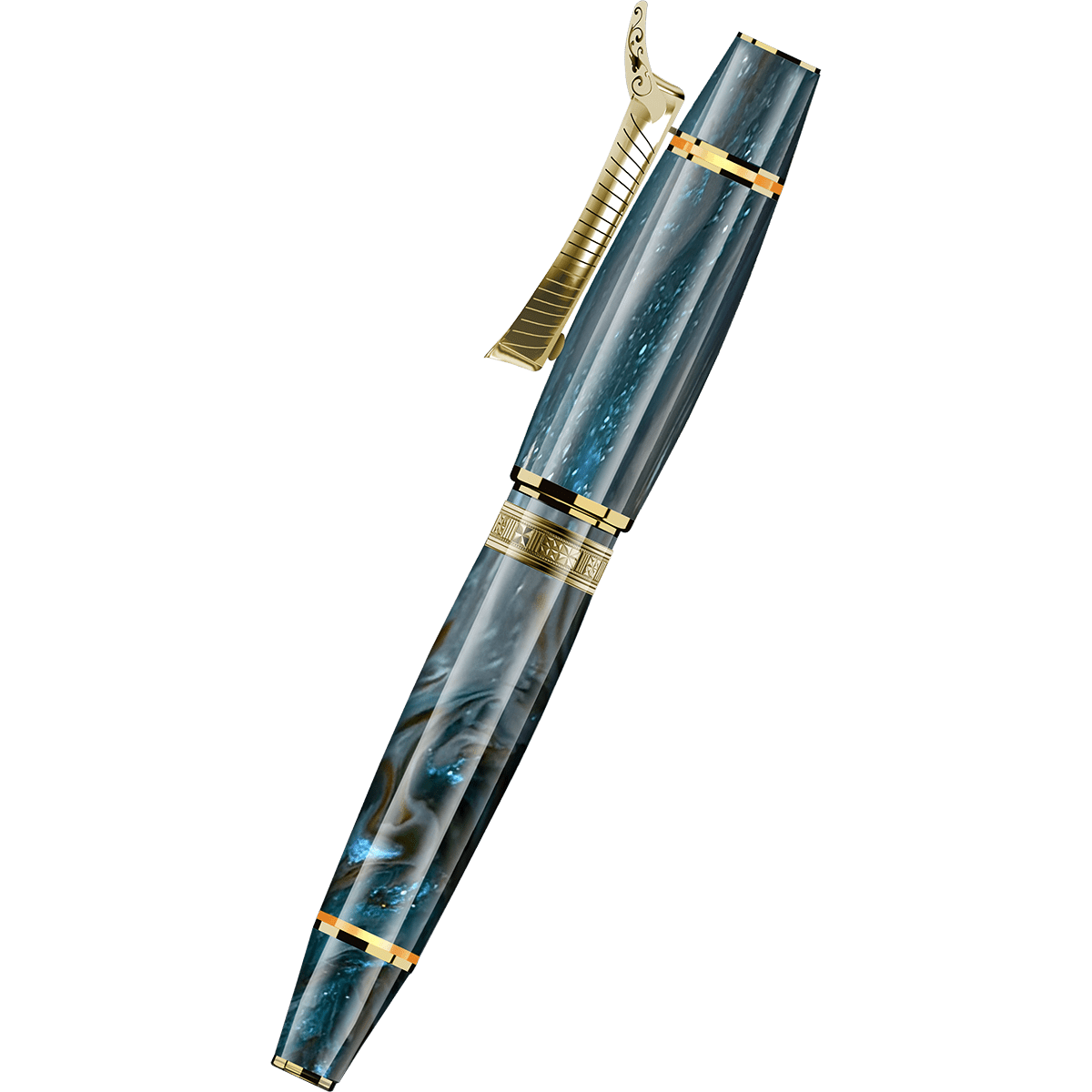 Delta Indigenous People Fountain Pen - Bajau - Stainless Steel Nib (Limited Edition) - Pen Boutique Ltd