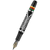Delta Indigenous People Fountain Pen - Simbu Dancing Skeletons - Black - Silver Cage (Limited Edition) - Pen Boutique Ltd