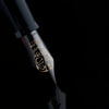 Delta Indigenous People Fountain Pen - Simbu Dancing Skeletons - Black - Silver Cage (Limited Edition) - Pen Boutique Ltd