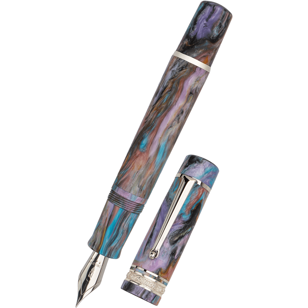 Delta Limited Edition Fountain Pen - DV Original - Primary Manipulation 4.5 (Mid - Size) - Pen Boutique Ltd