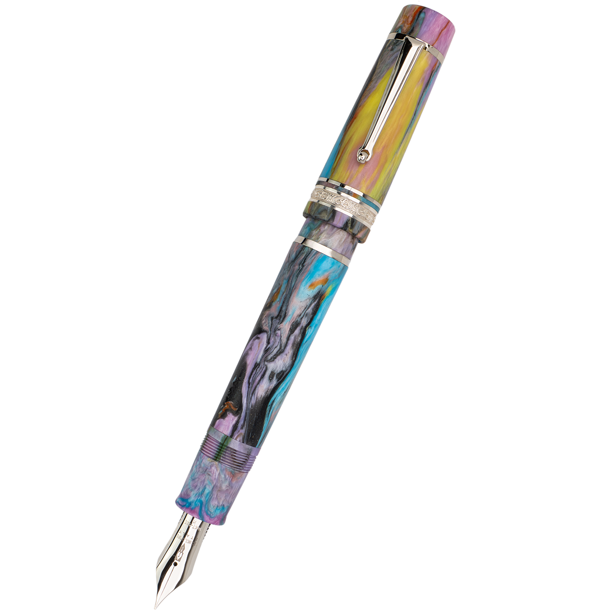 Delta Limited Edition Fountain Pen - DV Original - Primary Manipulation 4.5 (Oversize) - Pen Boutique Ltd