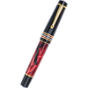 Delta Limited Edition Fountain Pen - Four Rings Crimson Night - Yellow Gold Trim - Steel Nib-Pen Boutique Ltd