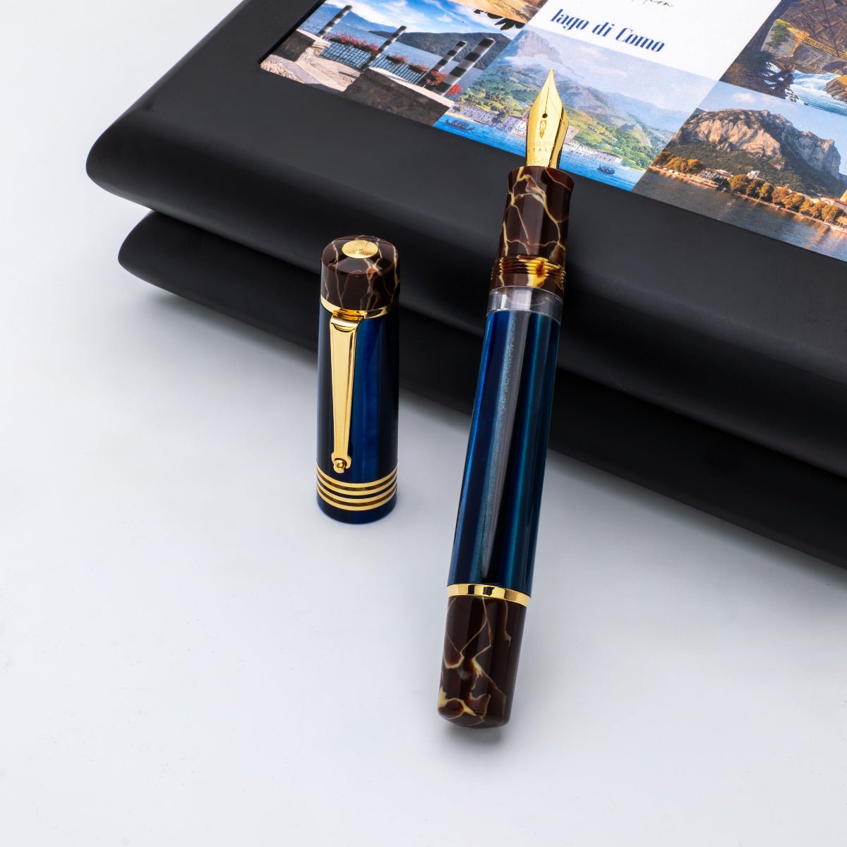 Delta Limited Edition Fountain Pen - Four Rings Lake Como - Pen Boutique Ltd