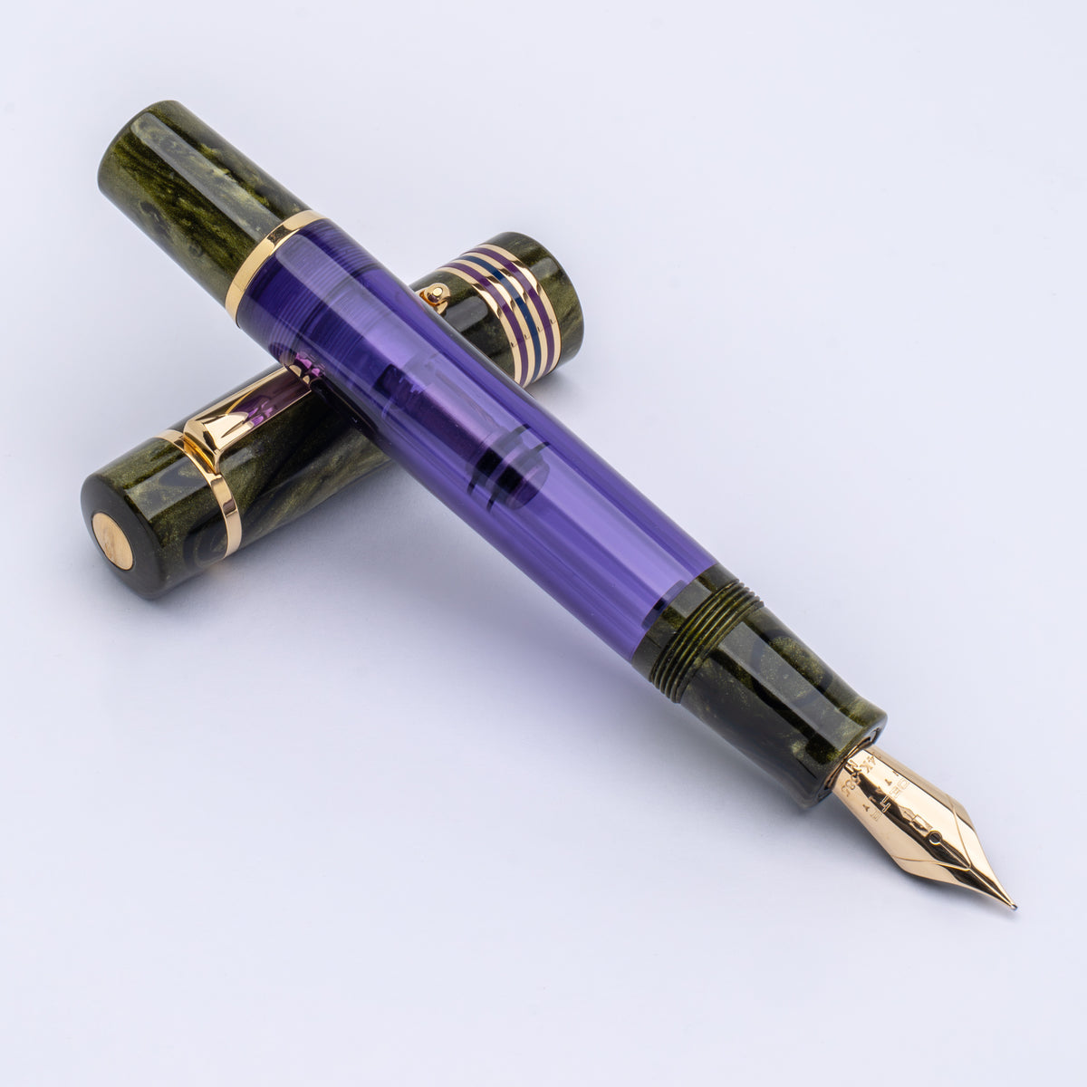 Delta Limited Edition Fountain Pen - Four Rings Misteria - 14K Gold - Pen Boutique Ltd