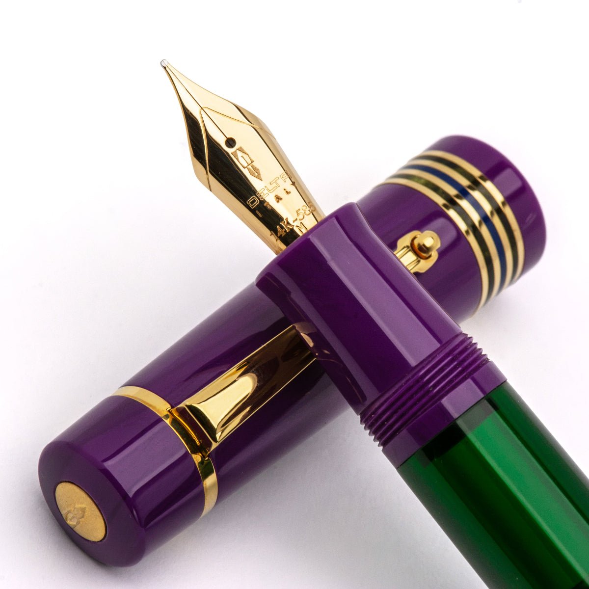 Delta Limited Edition Fountain Pen - Four Rings Sibilla - 14K Gold - Pen Boutique Ltd