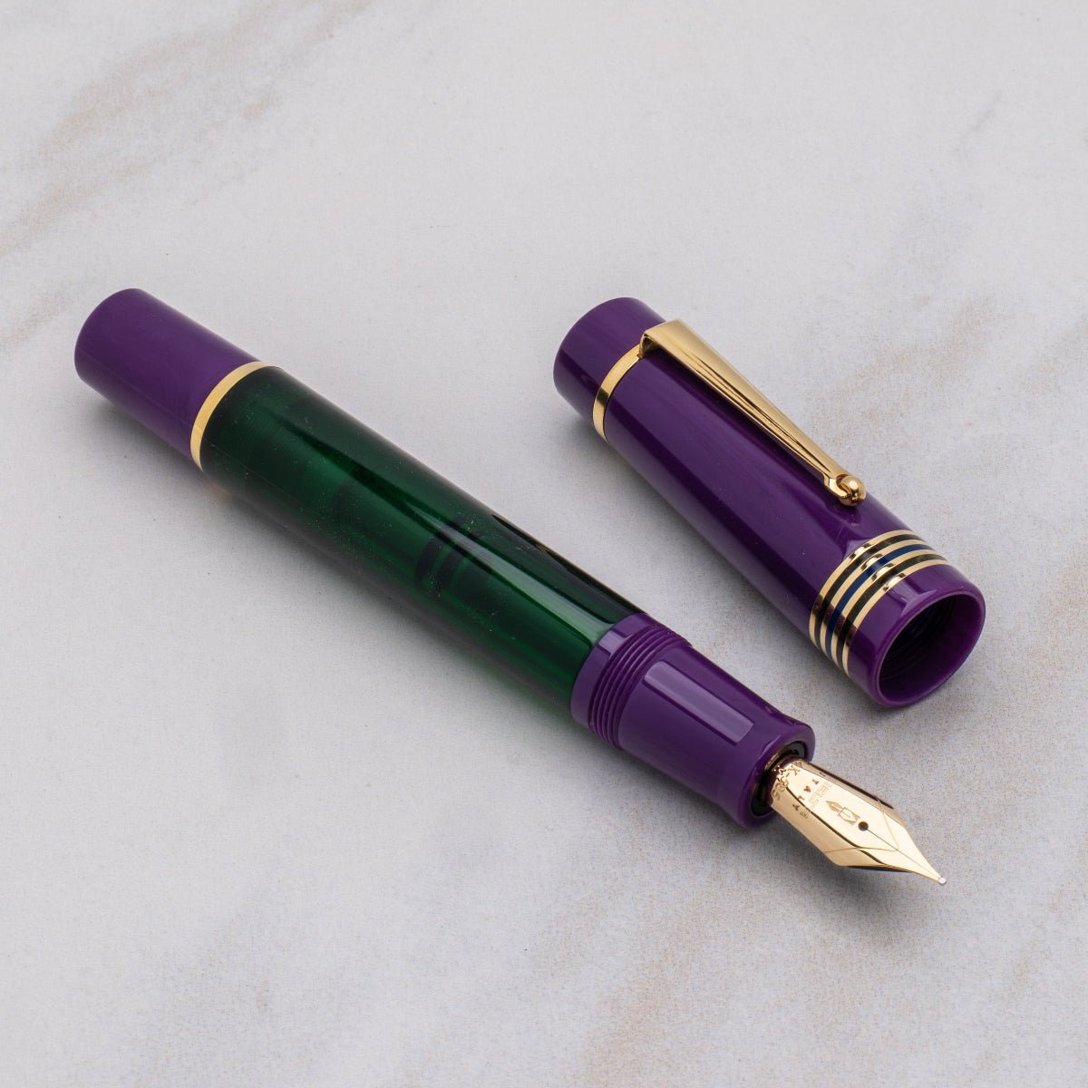 Delta Limited Edition Fountain Pen - Four Rings Sibilla - 14K Gold - Pen Boutique Ltd