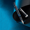 Delta Reservoir 2.0 Fountain Pen - Blue/Grey Mother of Pearl - Pen Boutique Ltd
