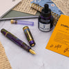 Delta Reservoir 2.0 Fountain Pen - Wisteria Walk - Yellow Gold Trim (Limited Edition) - Pen Boutique Ltd