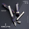 Delta Reservoir Fountain Pen - Palladium Trim - Steel Nib (Numbered Edition) - Pen Boutique Ltd