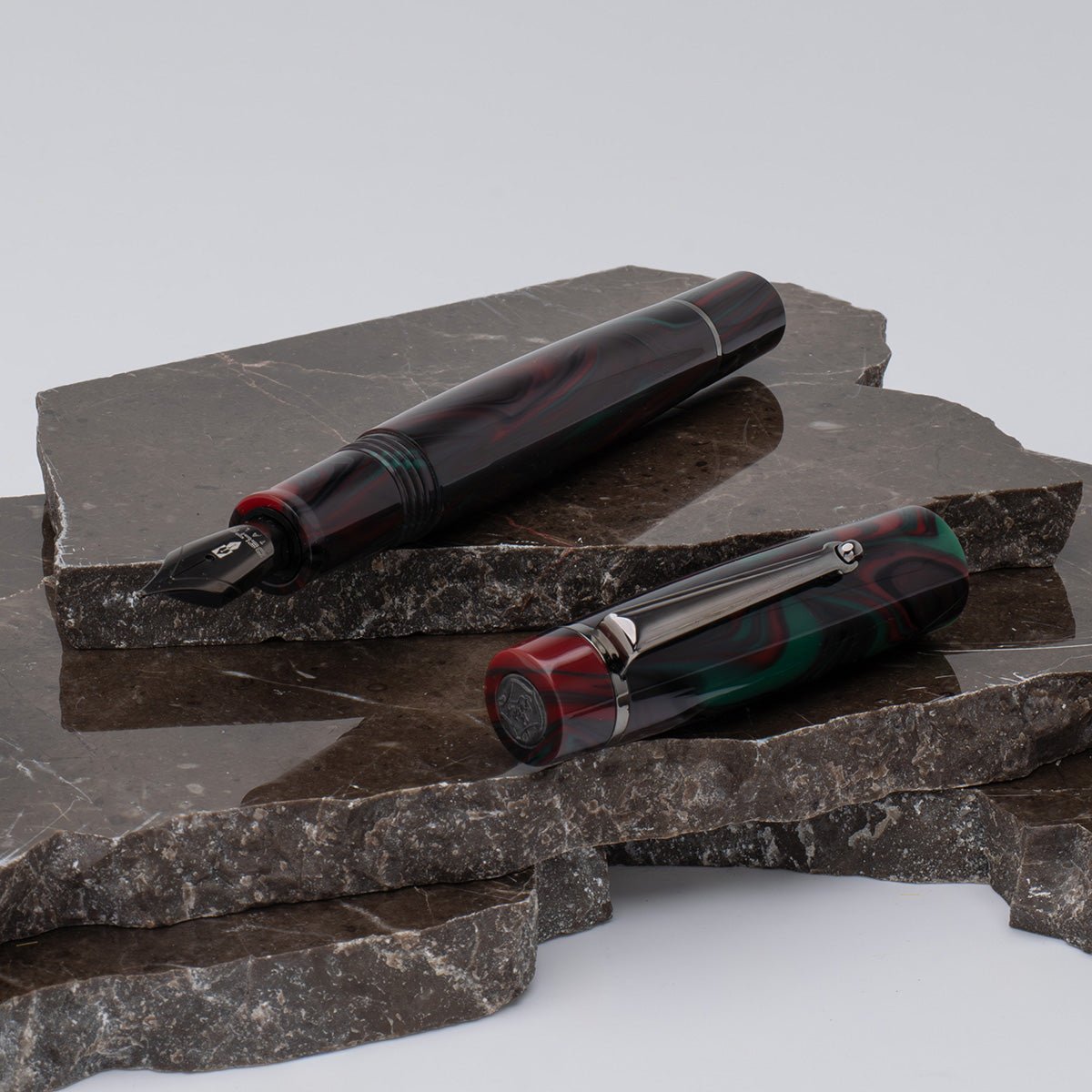 Delta Signs of the Time Fountain Pen - Classical Medieval Art (Numbered Edition) - Pen Boutique Ltd