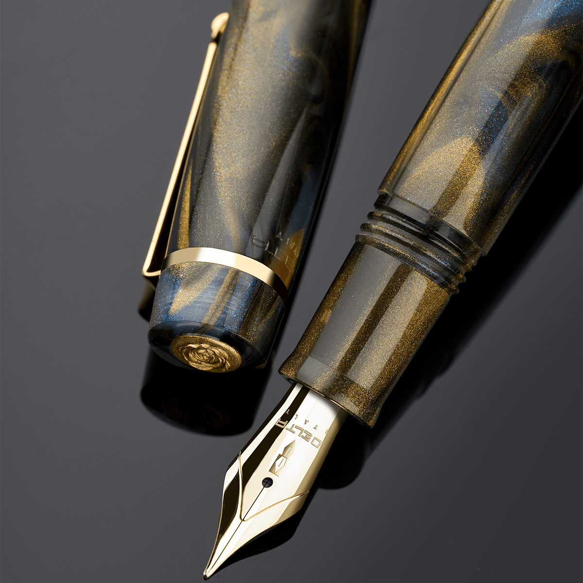Delta Signs of the Time Fountain Pen - Classical Renaissance Art (Numbered Edition) - Pen Boutique Ltd