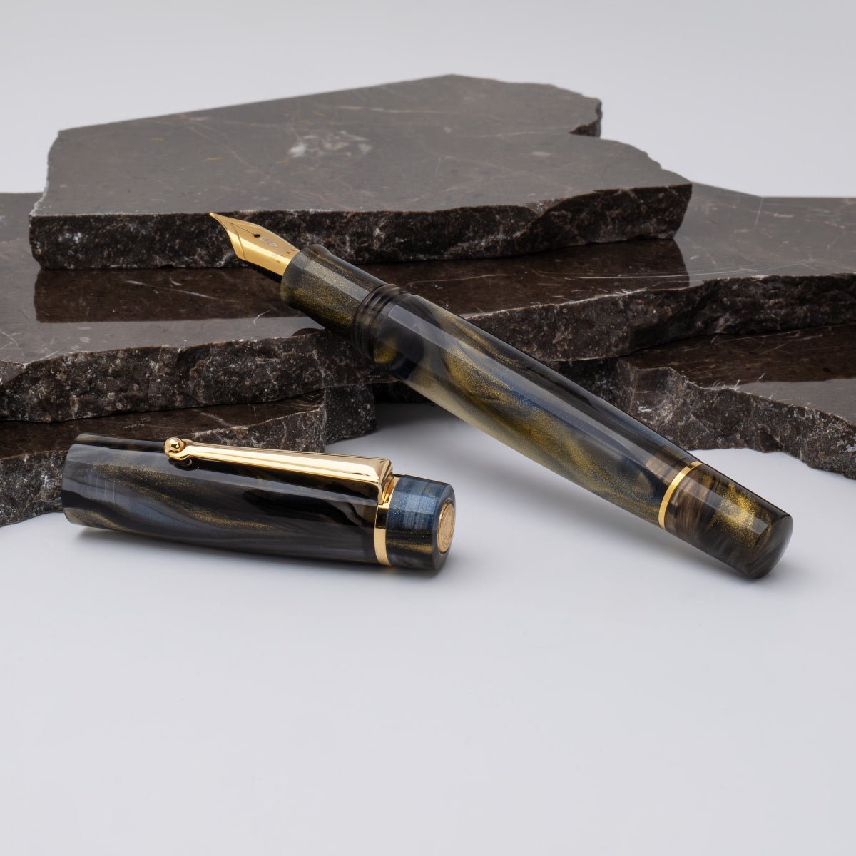 Delta Signs of the Time Fountain Pen - Classical Renaissance Art (Numbered Edition) - Pen Boutique Ltd