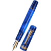 Delta DV Fountain Pen - Imperial Blu (Blue) - 18K Nib (Limited Edition) - Pen Boutique Ltd