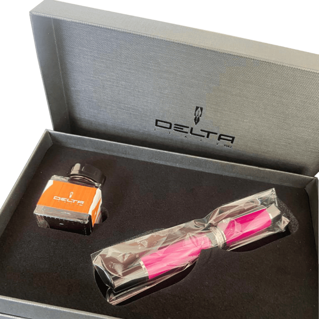Delta DV Original Rosa Fountain Pen - Pink - Pen Boutique Exclusive - Pen Boutique Ltd
