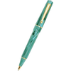 Delta Duna "P" Ballpoint Pen - Vortex Green - Gold Trim - Pen Boutique Ltd