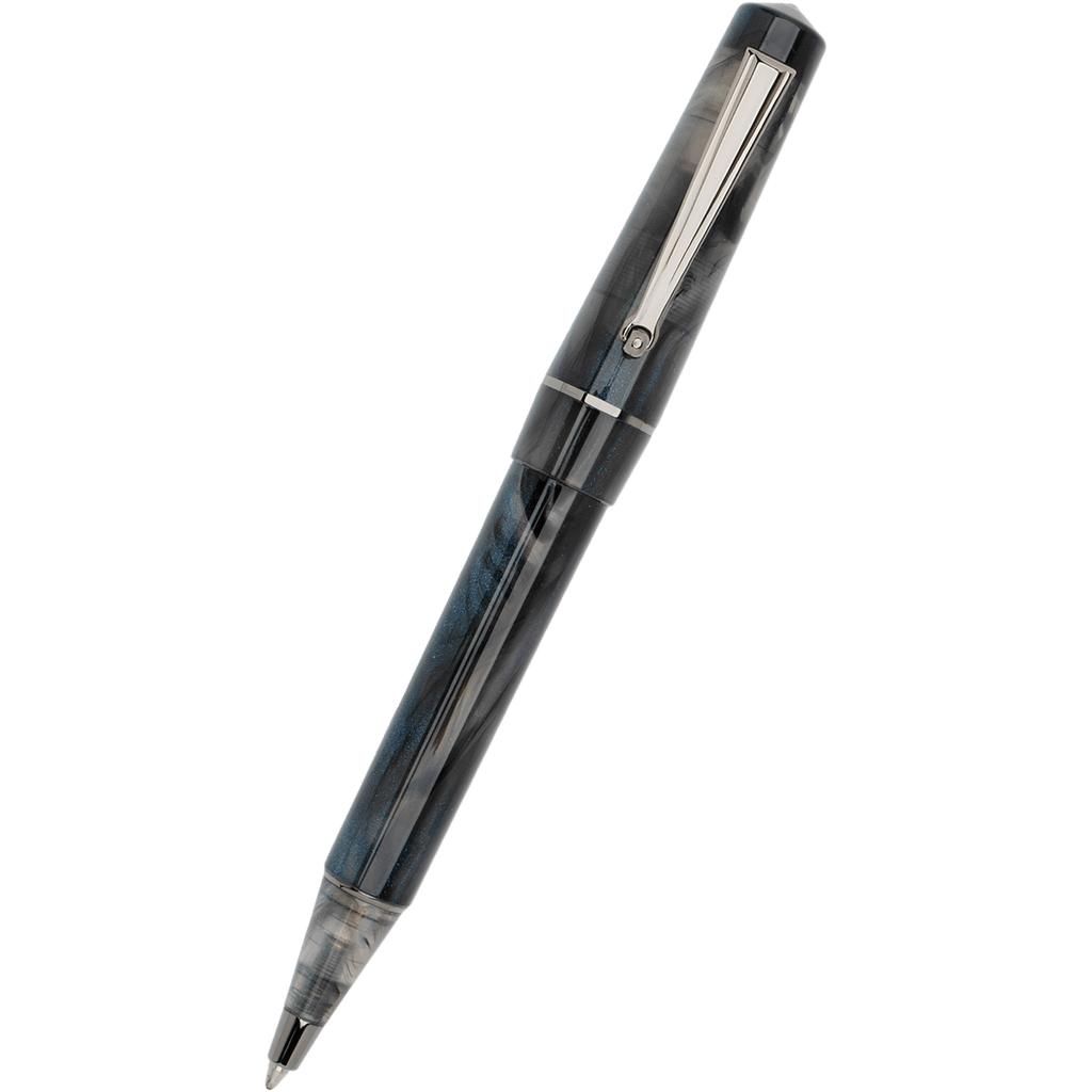 Delta Duna "P" Ballpoint Pen - Zephyr - Ruthenium Trim - Pen Boutique Ltd
