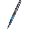 Delta Duna Reborn Fountain Pen - Grey Reflex - Steel - Pen Boutique Ltd