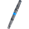 Delta Duna Reborn Fountain Pen - Grey Reflex - Steel - Pen Boutique Ltd