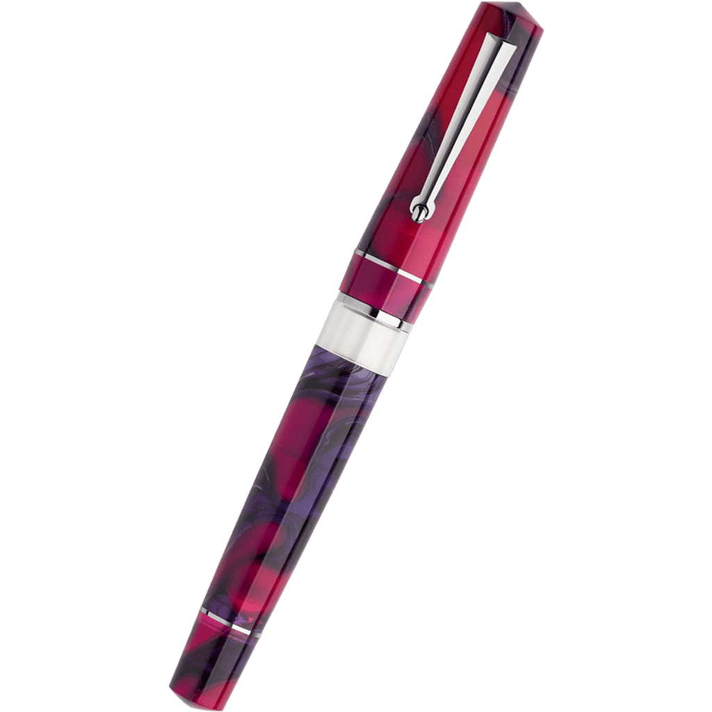 Delta Duna Reborn Fountain Pen - Magenta Mirage - 14k Gold - Pen Boutique Ltd
