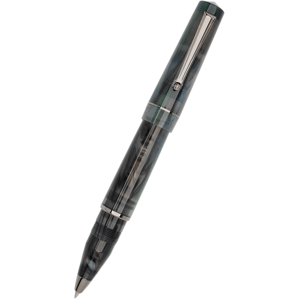 Delta Duna "P" Rollerball Pen - Zephyr - Ruthenium Trim - Pen Boutique Ltd