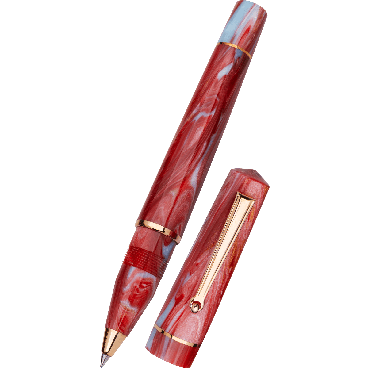 Delta Duna "P" Rollerball Pen - Ghibli - Rose Gold Trim - Pen Boutique Ltd