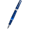 Delta Fountain Pen - Lapis Blue - Silver Trim (Limited Edition) - Pen Boutique Ltd