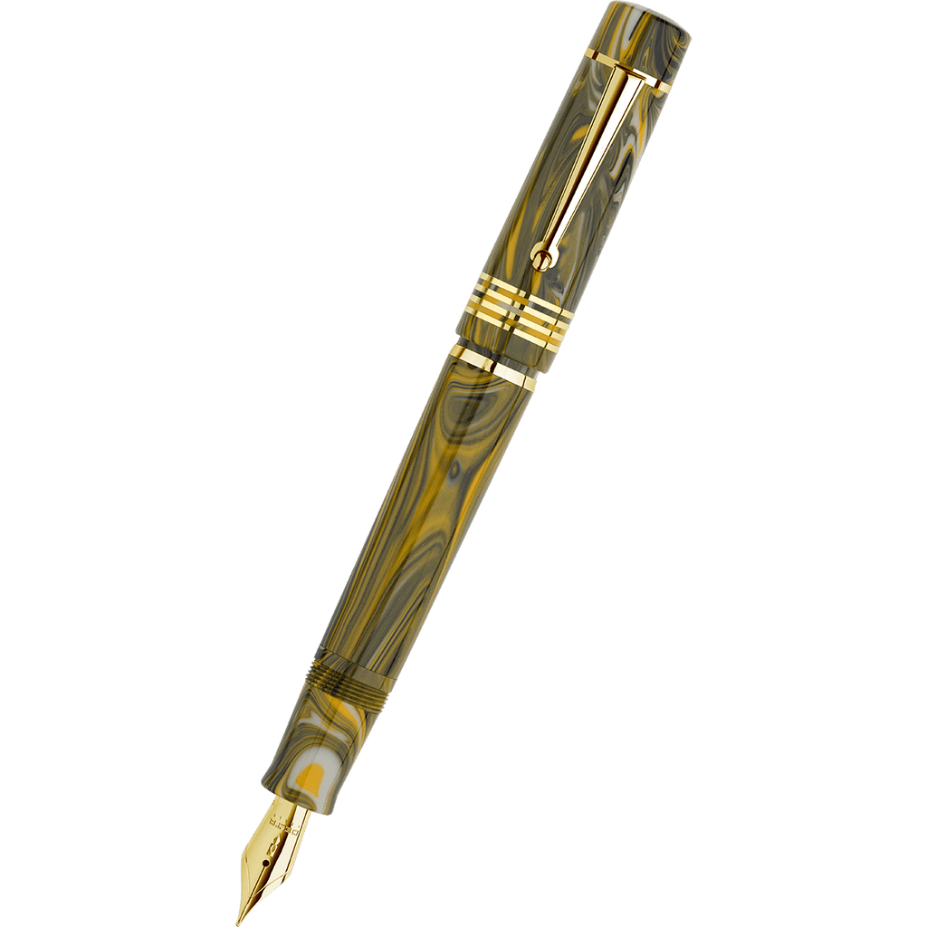 Delta Neo Gallery Fountain Pen - Marigold - Gold Trim (Numbered Edition) - Pen Boutique Ltd