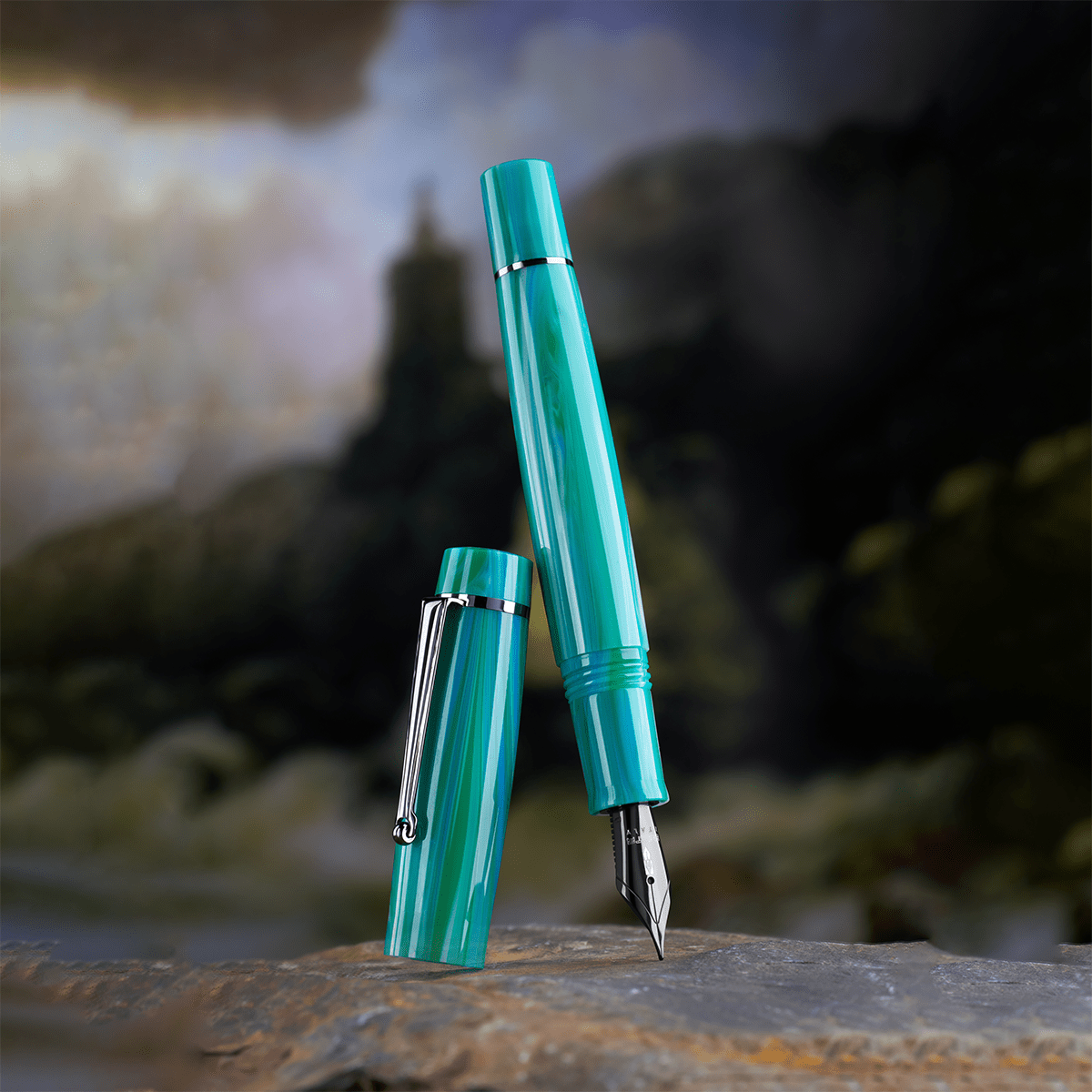 Delta Signs of the Time Fountain Pen - Classical Romanticism Art - Pen Boutique Ltd