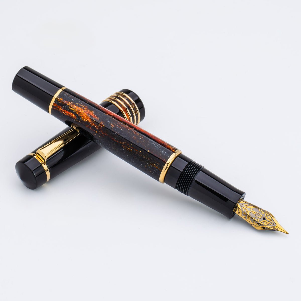 Delta DV Original Fountain Pen - Glow Up "KP" - Pen Boutique Ltd