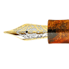 Delta DV Original Fountain Pen - Glow Up Oro - Gold Trim - Stainless Steel Nib (Mid Size) - Pen Boutique Ltd