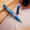 Delta Duna Fountain Pen - Reflection Pool - Chrome Trim (Limited Edition)