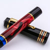 Delta Limited Edition Fountain Pen - Four Rings Crimson Night - Yellow Gold Trim - Steel Nib