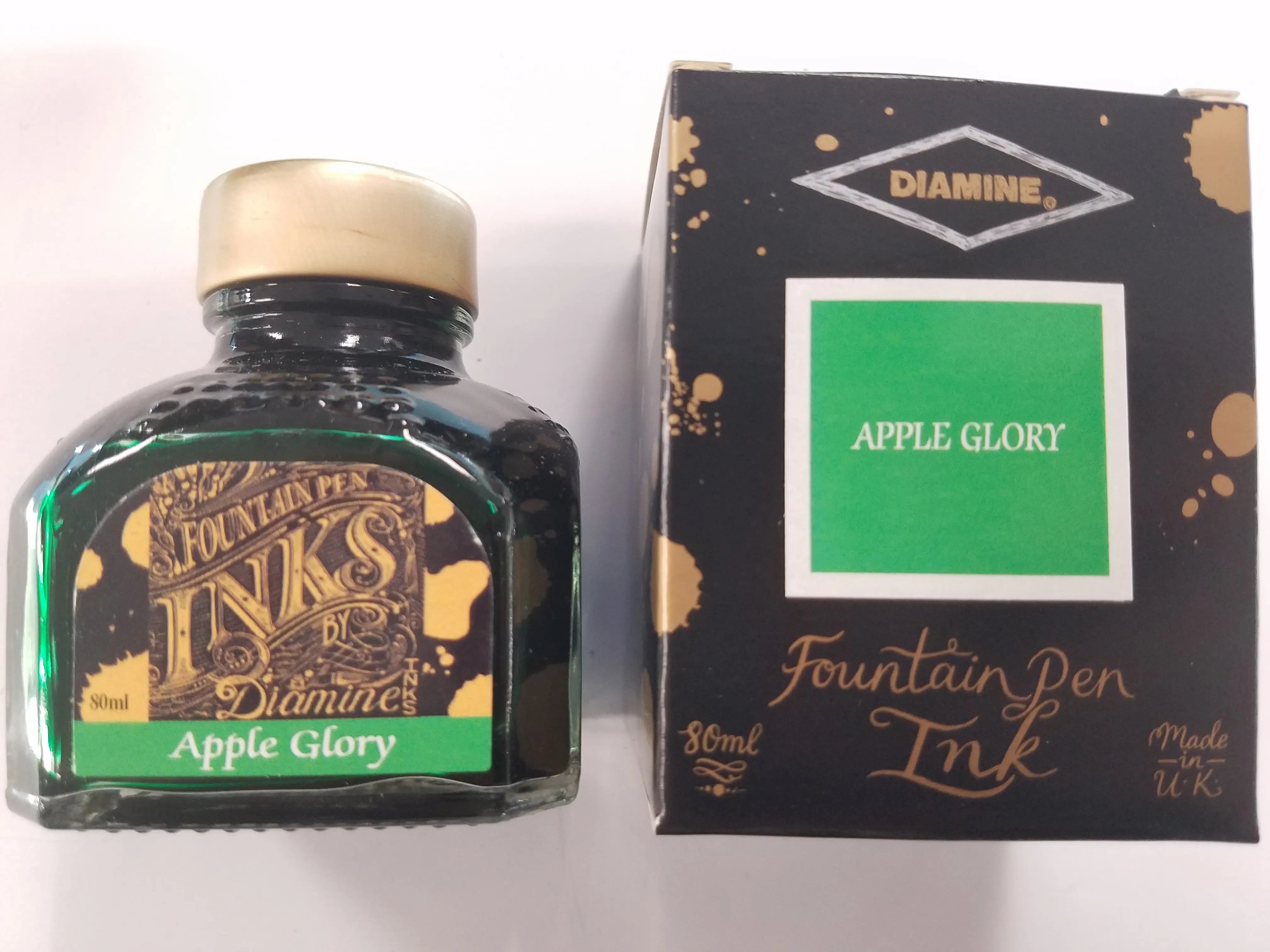 Diamine Apple Glory Ink Bottle - 80 ml-Pen Boutique Ltd