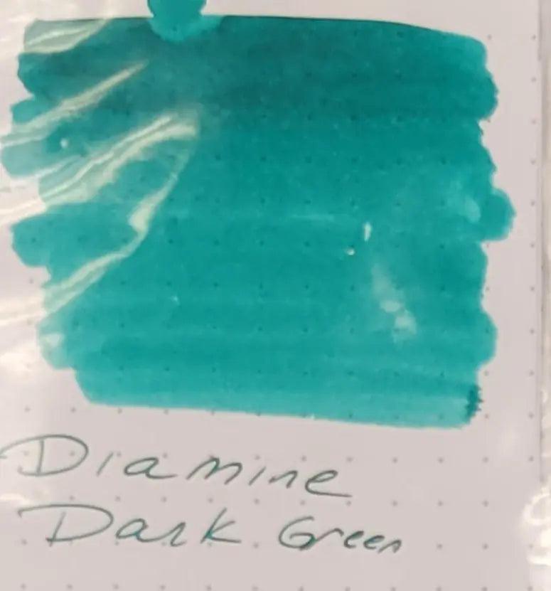Diamine Ink Bottle - Dark (Cool) Green - 80 ml - Pen Boutique Ltd