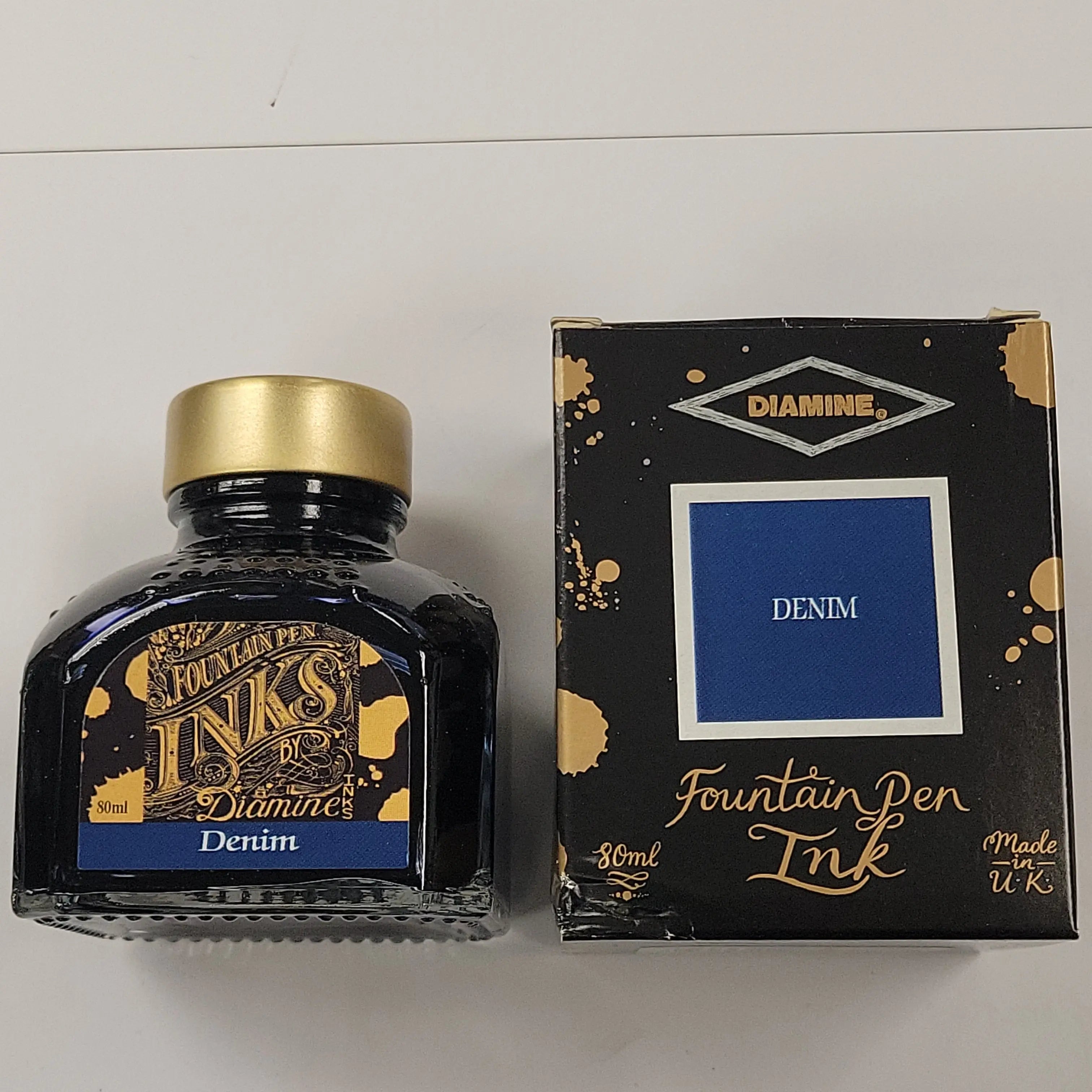 Diamine Ink Bottle - Denim - 80ml - Pen Boutique Ltd