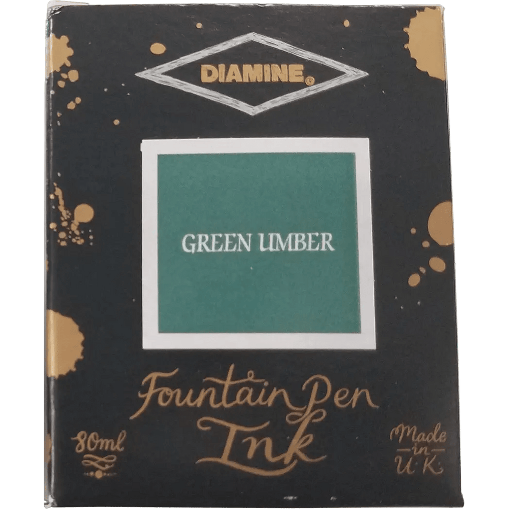 Diamine Ink Bottle - Green Umber - 80 ml - Pen Boutique Ltd