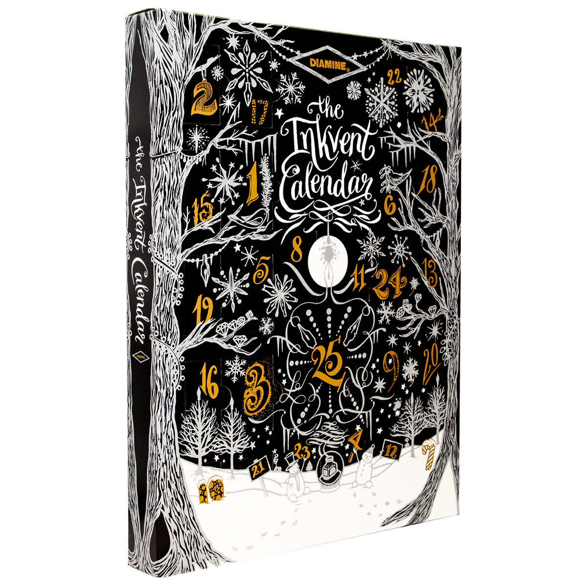 Diamine Inkvent Inks - 2024 Calendar (Black Edition) - Pen Boutique Ltd